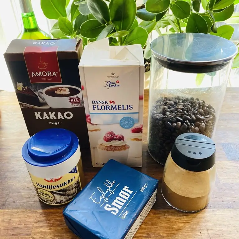 kaffeglasur ingredienser