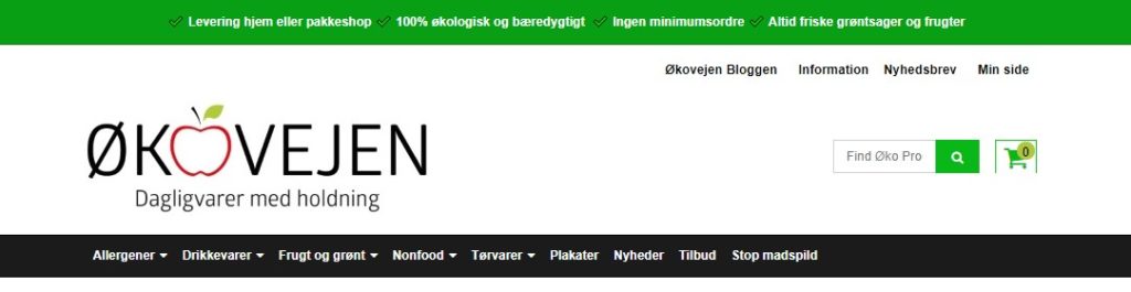 økovejen online supermarked